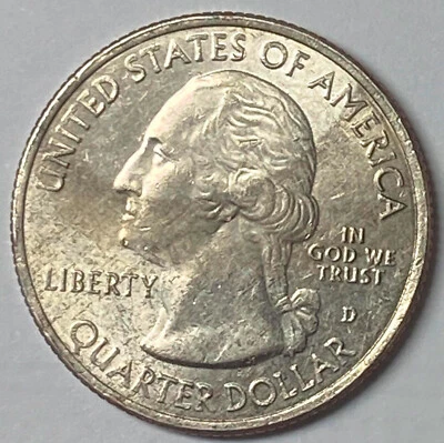 2020 D US Virgin Islands State Quarter - Improperly Annealed Planchet Error. - Image 1 of 4
