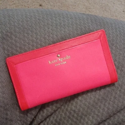 NWOT Kate Spade Vibrant Pink Wallet - Image 1 of 4