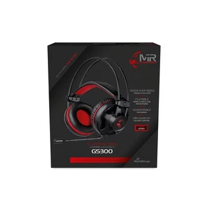 MediaRange MR Gaming Series MRGS300 Game 5.1 Surround Headphones with Cable Blac - Afbeelding 1 van 5
