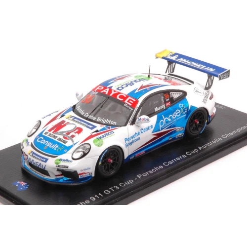 PORSCHE 911 GT3 N.36 CUP AUSTRALIA CHAMPION 2020 COOPER MURRAY 1:43 Spark Model  - Immagine 1 di 1