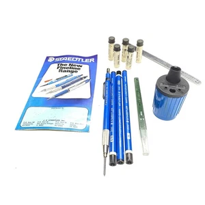 Vintage Staedtler Mars 780 Lead Holder, 9 Leads, Ruler, Sharpener READ - Picture 1 of 12
