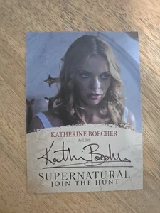2016 Cryptozoic Supernatural Seasons 4-6 Autograph Katherine Boecher as Lilith - Picture 1 of 1