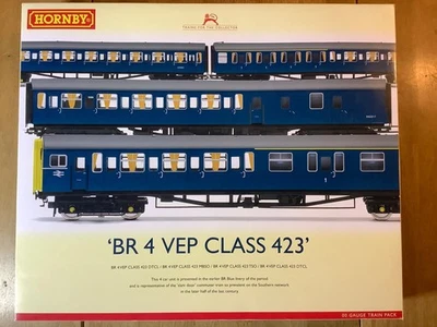 Hornby OO Gauge R2946 BR Blue Class 423 4-VEP 4 Car EMU 7756 - Image 1 of 4