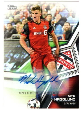 2018 Topps MLS Soccer Nick Hagglund #147 Auto Autograph Free Shipping - Image 1 of 2