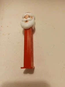 Vintage Santa Claus Pez Dispenser with Feet & Closed Eyes Christmas - Picture 1 of 9