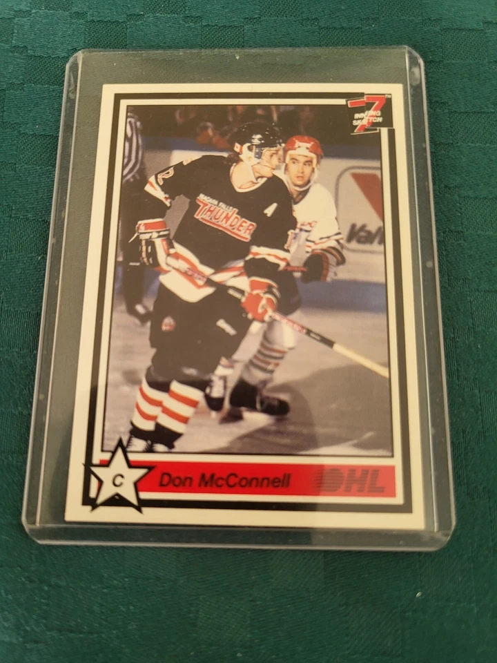 1990-91 7th Inning Sketch OHL #265 DON McCONNELL  NIAGARA FALLS THUNDER - Image 1 of 2