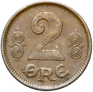 Denmark - King Christian X. - Coin - 2 Ore Oere 1920 HCN - Condition! - Picture 1 of 2