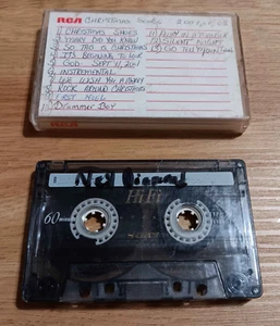 Pair of Cassette Tapes of Assorted Christmas/ Holiday Music Neil Diamond - Picture 1 of 6