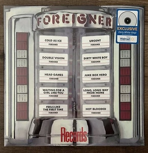 FOREIGNER Records (Brand New Walmart Exclusive Edition) Dirty White Vinyl LP - Picture 1 of 2