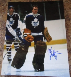MIKE PALMATEER SIGNED 8x10 PHOTO TORONTO MAPLE LEAFS COA (A) - Picture 1 of 2