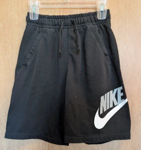Nike Athletic Shorts Boys XL Black Athleisure Loungewear Sports Performance - Picture 1 of 9