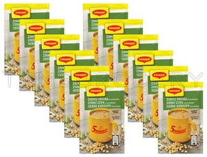 12 x MAGGI Instant Soup Packs Yellow Pea & Bacon with Croutons Flavor - Picture 1 of 3