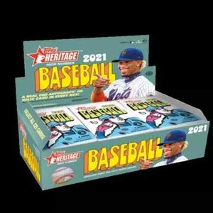 Topps Heritage 2021 caja de pasatiempos de alto número - Imagen 1 de 1