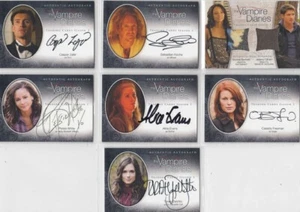 The Vampire Diaries Season 3 Autograph, Auto, Costume, Wardrobe Card Selection - Picture 1 of 14