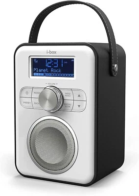 i-Box Tune DAB/DAB+/FM Portable Radio with Bluetooth, Mains and Battery Powered - Image 1 of 4