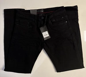 NWT STEVIE’S JEANS STRETCH SKINNY FIT BLACK JEANS Size 28x30 - Picture 1 of 4