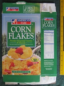 MT AMERICAN FARE Cereal Box 1998 CORN FLAKES Z108-26 - Picture 1 of 2