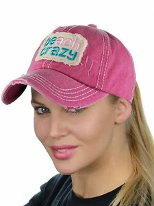Gorra de moño de malla de cola de caballo con parche bordado vintage envejecido C.C - Imagen 1 de 78