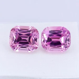 15,42 ct SPLENDIDA COPPIA DI KUNZITE ROSA RICCO NATURALE TAGLIO CUSCINO - Foto 1 di 1