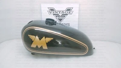 Tanque de gasolina para Matchless G15 G80Cs Scrambler Competition en pintura negra (tanque de combustible Foto 1 de 4