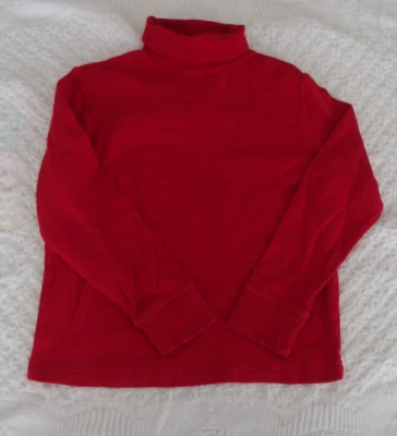 George XS 4 5 Girls Boys Unisex Red Turtleneck VGUC Christmas Valentine's Day - Image 1 of 3