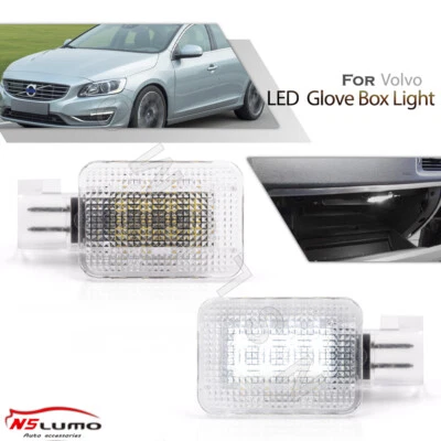 2X LED Glove Box Light Bulbs Interior lamp for Volvo S60 XC60 V60 C30 V50 - Image 1 of 4