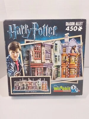 Harry Potter Hogwarts Diagon Alley Wrebbit 3D Jigsaw Puzzle 450 Pieces NIB - Image 1 of 4
