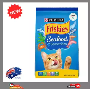 Friskies Adult Cat Food Seafood Sensations 5kg Purina Premium Dry Cat Pet Food - Picture 1 of 1