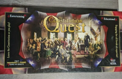 2012 Cognitive Square The Constitution Quest Board Game, Opened But Never Played - Image 1 of 4