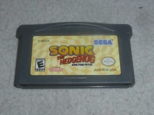 NINTENDO GAMEBOY GAME SONIC THE HEDGEHOG GENESIS CARTRIDGE ONLY ADVANCE SEGA - Picture 1 of 2