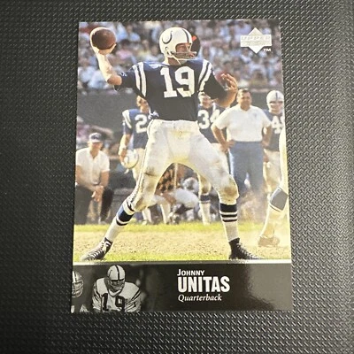 1997 Upper Deck Johnny Unitas NM/Mint  (8) Reprint #9 - Image 1 of 4