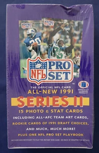1991 Pro Set Football Series 2 Factory Sealed Box Unopened - Picture 1 of 2