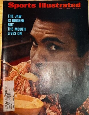Sports Illustrated Muhammad Ali April 23, 1973 vintage magazine great condition - Image 1 of 4