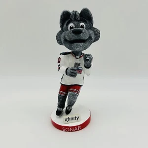 Hartford Wolfpack Bobblehead Statue Sonar Minor League Hockey Logo Rangers Mens - Picture 1 of 16