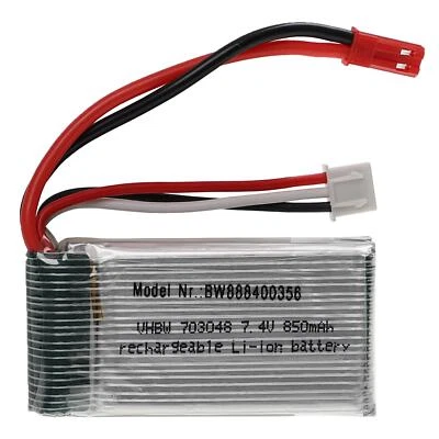 RC Akku Modellbau BEC 850mAh 7,4V - Bild 1 von 3
