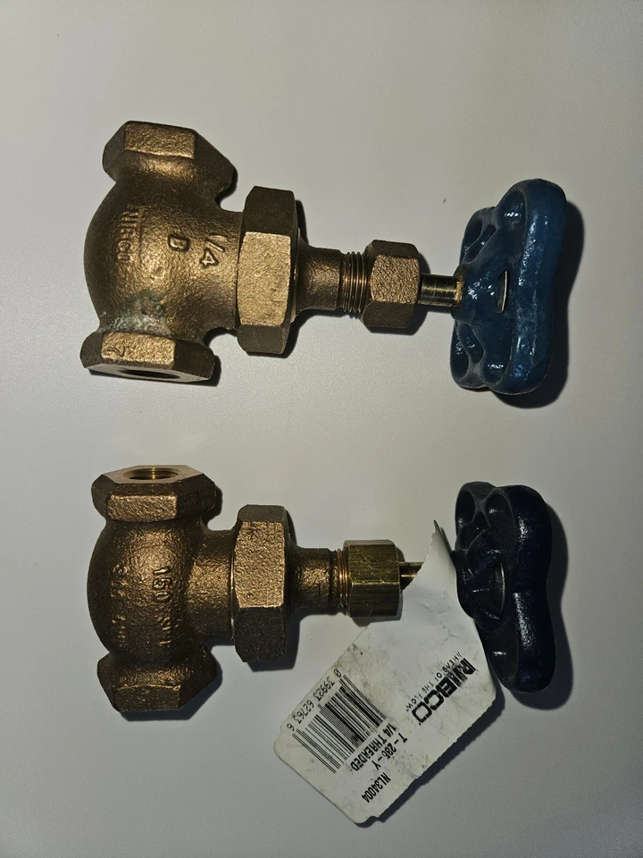 Nibco T-235-Y Bronze Globe Valve 1/4"- Each - Image 1 of 4
