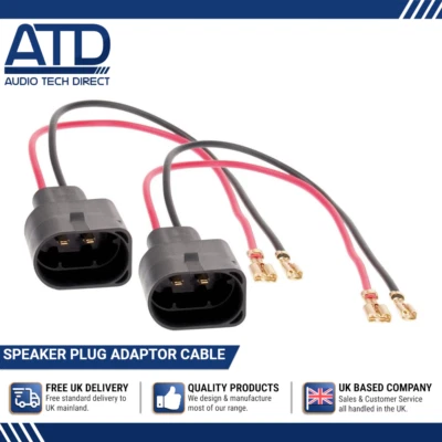 Adaptador Altavoz Enchufe Para Seat Toledo MK4 Skoda Citigo VW Up! Fox Cable Par - Imagen 1 de 4