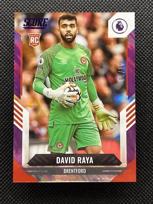 DAVID RAYA 2021-22 Score Premier League #51.  Rookie RC Purple Lava /15 Arsenal - Image 1 of 4
