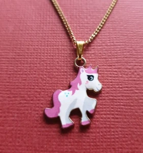 Unicorn Necklace multi coloured magical horse spiritual jewellery mythological - Picture 1 of 4