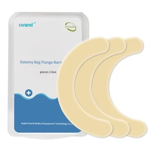 20 Pcs Elastic Ostomy Barrier Strips, Hydrocolloid Leakproof Adhesive Tape. - Picture 1 of 7