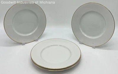 Platos de pan y mantequilla de oro brocado Dansk vintage - 4 piezas Foto 1 de 3