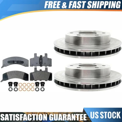 Kit de frenos delanteros para camioneta Chevy GMC k1500 88-1998 6 pastillas y rotores Suburban Foto 1 de 4