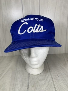 Vintage Indianapolis Colts Sports Specialties Hat Cap Snap Back NFL Football 90s - Picture 1 of 9