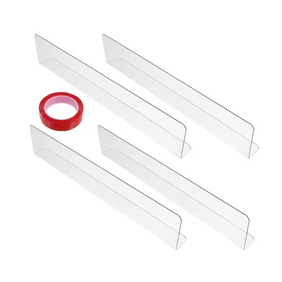  4 pezzi di protezione per davanzali: protezione trasparente per davanzali - Immagine 1 di 4