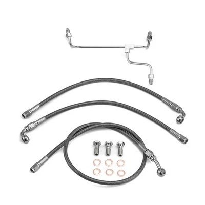 For Harley 14-23 Touring Non-abs 16"-18" Handlebar Hydraulic Brake Line Kit - Image 1 of 4