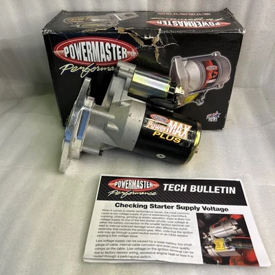 Powermaster 9000-5 Starter, PowerMAX Plus 164-184t Hitachi for Ford 351M/400/BBF - Image 1 of 4