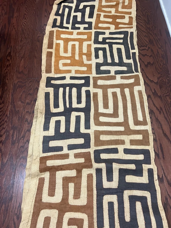 tela genuina de rafia africana (Congo) Cuba de 10 pies, tejido natural hecho a mano Foto 1 de 4