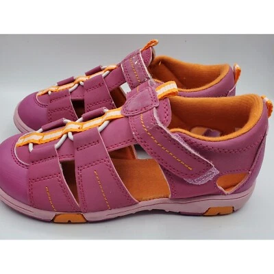 Jumping Jacks Beach Baby Sneaker Sandal - Hot Pink/Hot Orange, 12M Kids USED - Изображение 1 из 4