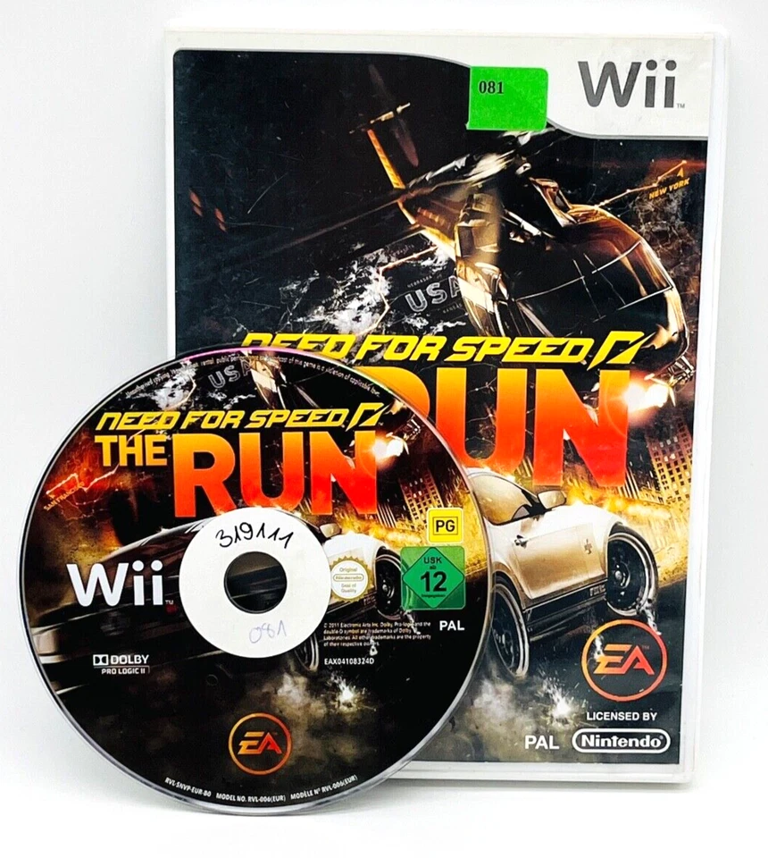Need for Speed the Run Nintendo Wii OVP und Anleitung - Bild 1 von 4