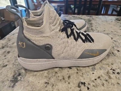 Nike Zoom KD 11 Multi-Color Mens Size 7.5 Basketball Shoes Sneakers - White/Gray - Image 1 of 4
